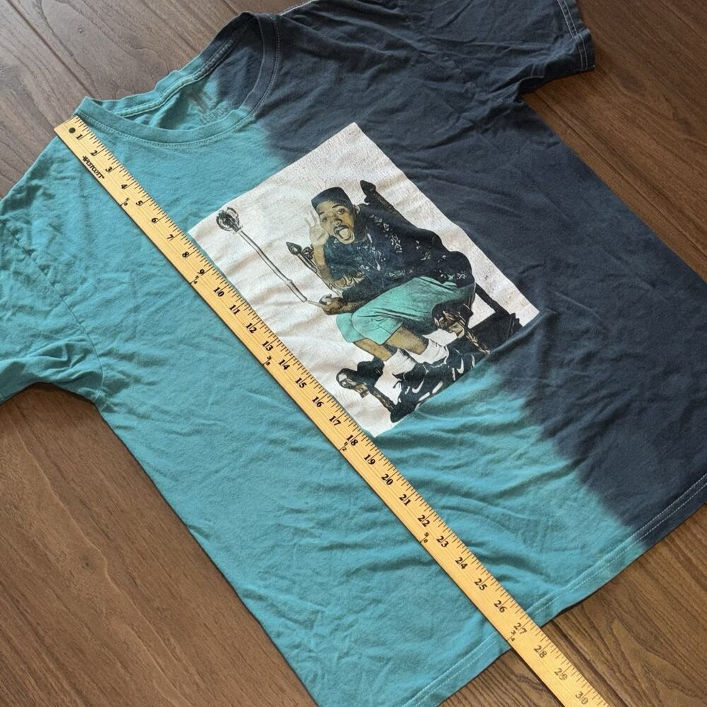 90's Legend Will Smith Summer Fresh Prince of Bel Air T Shirt Blue Large Men - Picture 5 of 6